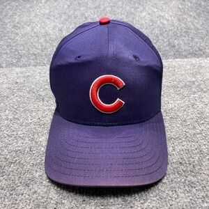 Vintage Chicago Cubs Hat Cap Snap Back MLB Baseball Mens Blue New Era
